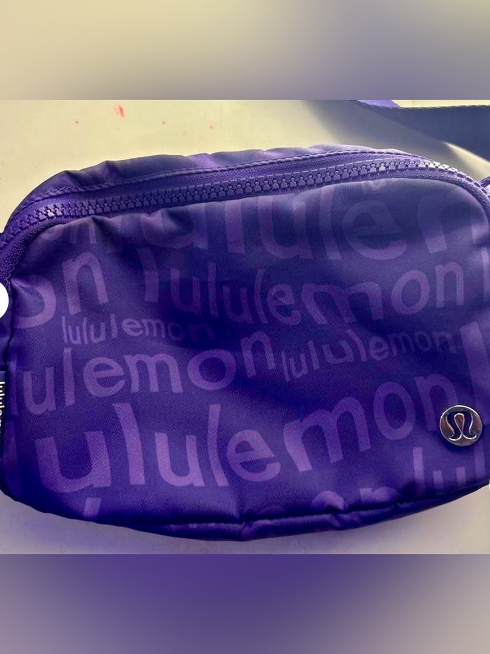 Lululemon Everywhere Belt Bag Purple Logo - Special Edition